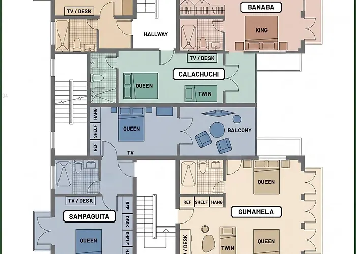 Apartment Miranamin Nest Banaba - Garden View In Historic - Bathtub, Luxury Indoor Plunge Pool, Guest Kitchen, Self-service Breakfast, Rooftop, Pet-friendly *